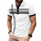 ⏳Time-Limited Special⏰Men's Striped Short Sleeve Collared Top