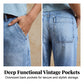 📢📢30% OFF !! ⏰Women's High Waisted Cropped Barrel Jeans