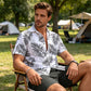 🔥 Pro-Favorite Men's Hawaiian Shirt & Shorts 2-Piece Set – Polyester – Breathable 🌴