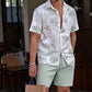 🔥 Pro-Favorite Men's Hawaiian Shirt & Shorts 2-Piece Set – Polyester – Breathable 🌴