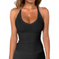 Women's Ribbed V-Neck Tank Top