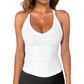 Women's Ribbed V-Neck Tank Top