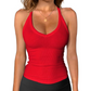 Women's Ribbed V-Neck Tank Top
