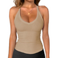 Women's Ribbed V-Neck Tank Top