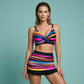 ⏳Time-Limited Special⏰Women's Striped Two-Piece Swimsuit