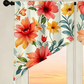 🌸 LIMITED-TIME 50% OFF! ✨ Botanical Print Window Curtains – Light-Filtering, Rod Pocket, Vibrant 🌿