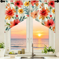 🌸 LIMITED-TIME 50% OFF! ✨ Botanical Print Window Curtains – Light-Filtering, Rod Pocket, Vibrant 🌿