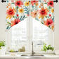 🌸 LIMITED-TIME 50% OFF! ✨ Botanical Print Window Curtains – Light-Filtering, Rod Pocket, Vibrant 🌿