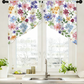 🌸 LIMITED-TIME 50% OFF! ✨ Botanical Print Window Curtains – Light-Filtering, Rod Pocket, Vibrant 🌿