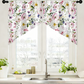 🌸 LIMITED-TIME 50% OFF! ✨ Botanical Print Window Curtains – Light-Filtering, Rod Pocket, Vibrant 🌿