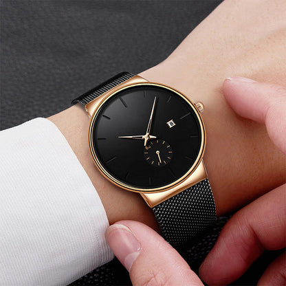 Men's Minimalist Waterproof Quartz Watch