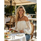 🌸 LIMITED-TIME 50% OFF! ✨ Women's Bohemian Off-Shoulder Lace Top – Sheer, Flowy, Romantic ☀️