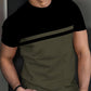 👕 LIMITED-TIME 50% OFF! ✨ Men's Color-Block Crew Neck T-Shirt – Modern, Casual, Comfortable 🧢