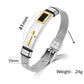 Men's Stainless Steel Cross Bracelet