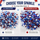 💎 LIMITED-TIME 50% OFF! ✨ Patriotic Glitter Stick – Red White Blue, Twist-Up, Multi-Use 🎆