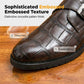 👞 LIMITED-TIME 50% OFF! ✨ Men's Single-Buckle Dress Shoes – Faux Leather, Anti-Slip, 3 Colors 🤵