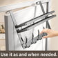 🚪 50% OFF! ✨ Over-Door Hooks & Storage Basket – Heavy-Duty Carbon Steel Holds 50 lbs, Tool-Free Snap-On Installation & Detachable Basket – Space-Saving Organizer for Towels, Coats & Bags 🧺