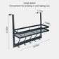 🚪 50% OFF! ✨ Over-Door Hooks & Storage Basket – Heavy-Duty Carbon Steel Holds 50 lbs, Tool-Free Snap-On Installation & Detachable Basket – Space-Saving Organizer for Towels, Coats & Bags 🧺