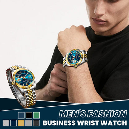 ⌚ LIMITED-TIME 50% OFF! ✨ Men's Business Wrist Watch – Quartz, Stainless Steel, 8 Colors 🤵