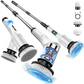 ✨ Cordless Electric Spin Scrubber – Power Cleaning, Multi-Attachment, Waterproof 🧹
