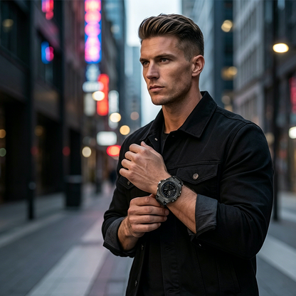 ⌚ LIMITED-TIME 50% OFF! ✨ Men's Waterproof Sports Watch – Dual Display, 3ATM, Shock-Resistant 🏃‍♂️