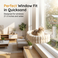 🐱 50% OFF! ✨ 90° Foldable Cat Window Perch Hammock – Heavy-Duty Suction Cups Hold Up to 18kg, Ultra-Soft Removable & Washable Cover – Panoramic Sunbathing Spot for Your Feline ☀️