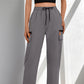 🪖 LIMITED-TIME 50% OFF! ✨ Women's Drawstring Cargo Pants – Breathable, Pockets, Straight Leg 🍂