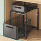📦 50% OFF! ✨ 2-Tier Pull-Out Shelf – Independent Double-Tier Sliding, 5-Level Height Adjustable & Sturdy Carbon Steel – Maximize Cabinet Storage Effortlessly 💪