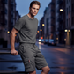 📢 LIMITED TIME 50% OFF! 👖 Men's Cargo Shorts – Elastic Waist, Multi-Pocket & Durable Polyester Fabric 🍁