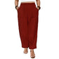 ⏳ LIMITED TIME 50% OFF! 👖 Women's Cuffed Ankle Pants – Relaxed Fit, Elastic Waist & Solid Colors 💛