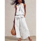 👗 LIMITED-TIME 50% OFF! ✨ Women’s Ruffled Two-Piece Set – Smocked Neck, Relaxed Fit, Vacation Style 🌺
