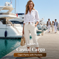 👖 50% OFF NOW! 🛍️ Women's Casual Cargo Capri Pants – Utility Pockets, Comfort Fit, Versatile Style 🌟