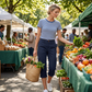 👖 50% OFF NOW! 🛍️ Women's Casual Cargo Capri Pants – Utility Pockets, Comfort Fit, Versatile Style 🌟