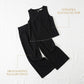 👚 LIMITED-TIME 50% OFF! ✨ Women’s Sleeveless Top & Wide-Leg Pants Suit – Lace Trim, Flowy, 2-Piece 🌸