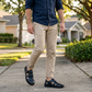 👞 50% OFF NOW! 🏖️ Men's Closed-Toe Beach Sandals – Breathable Hollow Design & Cushioned Comfort 👟