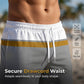 🔥 Pro-Favorite Men's Color-Block Sportswear Set – Cotton Blend – Micro-Mesh Breathable