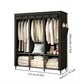 🔥📦 LAST DAY 50% OFF! Portable Non-Woven Fabric Wardrobe – Easy Assembly, Steel Frame, 3 Sizes – Perfect for Bedroom & Dressing Room 🏠✨