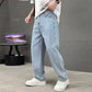 🔥 Pro-Favorite Men's Loose Fit Straight Leg Pants with Classic Pockets – Polyester – Breathable 👖