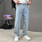 🔥 Pro-Favorite Men's Loose Fit Straight Leg Pants with Classic Pockets – Polyester – Breathable 👖