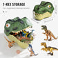 🦖 50% OFF! ✨ Kids Fun & Educational Dinosaur Toy Kit – Lifelike Figures, Tear-Resistant Waterproof Rubber & T-Rex Storage Box – Spark Imagination & Learning for Ages 3-6 🦕