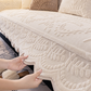 🎉 LIMITED TIME 50% OFF! 🐰 Faux Rabbit Fur Non-Slip Couch Covers – Elegant Embossed Design, Soft Fur & Silicone Anti-Slip Backing ✨