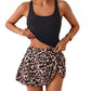 🔥Tank Top & Side Tie Skirt Swimwear Set – Polyester – Modest Coverage & Adjustable Side Tie for Beach & Pool 👙