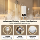 ⏰Compact & Safe Instant Electric Water Heater