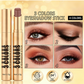 🌸 BUY 1 GET 1 FREE! ✨ 3-in-1 Gradient Eyeshadow Stick – Highlight, Transition & Shadow in One, One-Swipe Application & Ergonomic Curved Nib – Long-Wearing Waterproof Creamy Formula for Effortless Eye Looks 💫