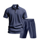 🔥 Pro-Favorite Men's Casual Top & Shorts 2-Piece Set – Linen Blend – Breathable ☀️