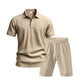 🔥 Pro-Favorite Men's Casual Top & Shorts 2-Piece Set – Linen Blend – Breathable ☀️