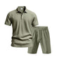🔥 Pro-Favorite Men's Casual Top & Shorts 2-Piece Set – Linen Blend – Breathable ☀️