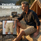 ⏰ PROMO LIMITÉE -50% ! 🩳 Men's Casual Cargo Shorts with Drawstring – Multi-Pocket, Breathable, Knee-Length, 7 Colors, Sizes XS-3XL ☀️