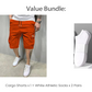 ⏰ PROMO LIMITÉE -50% ! 🩳 Men's Casual Cargo Shorts with Drawstring – Multi-Pocket, Breathable, Knee-Length, 7 Colors, Sizes XS-3XL ☀️