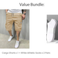 ⏰ PROMO LIMITÉE -50% ! 🩳 Men's Casual Cargo Shorts with Drawstring – Multi-Pocket, Breathable, Knee-Length, 7 Colors, Sizes XS-3XL ☀️